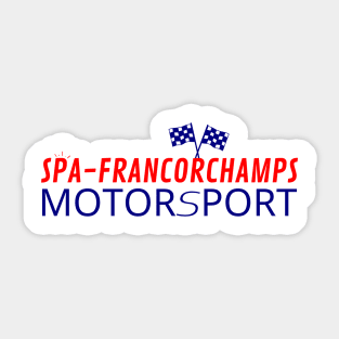 Spa-Francorchamps Motorsport Sticker